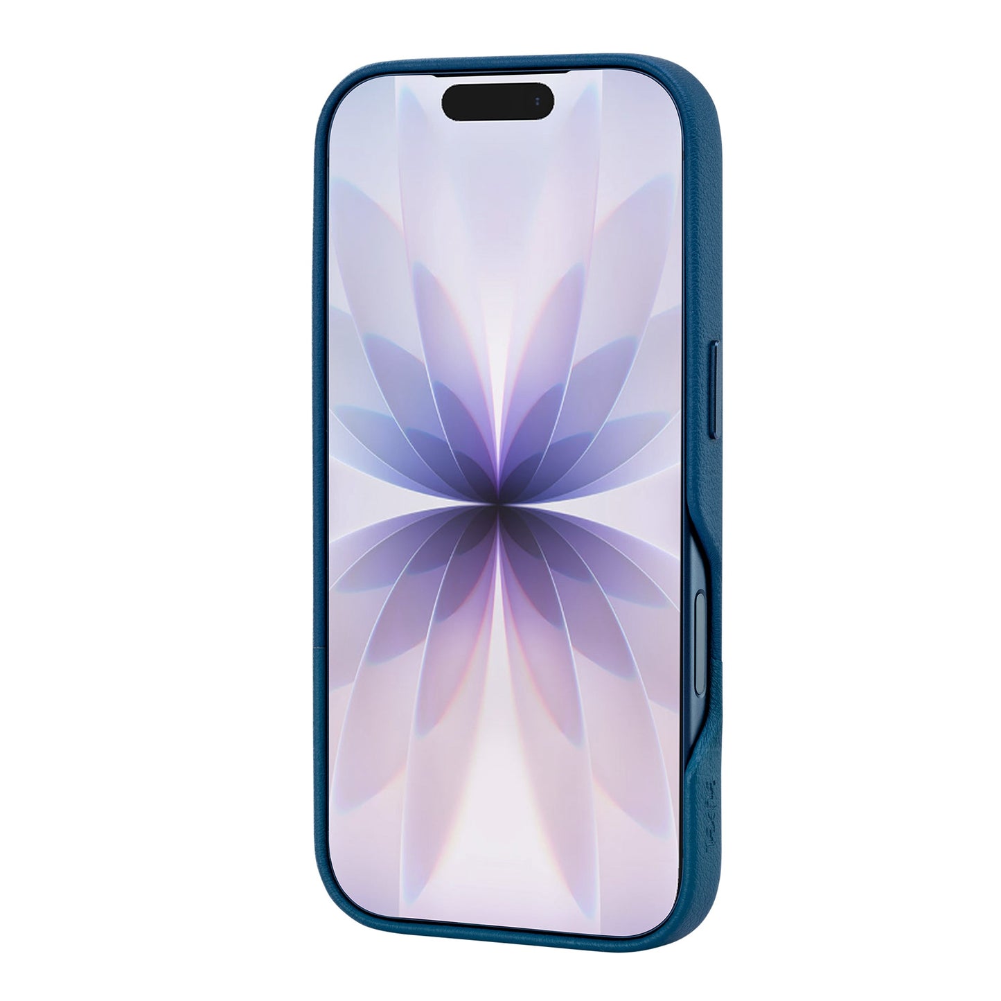 Tekne DualTone Vegane Lederhülle für iPhone 17 Pro – Blau