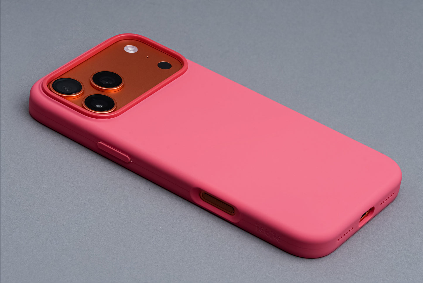 Tekne Silikonhülle Kompatibel mit MagSafe für iPhone 17 Pro Max-Pink