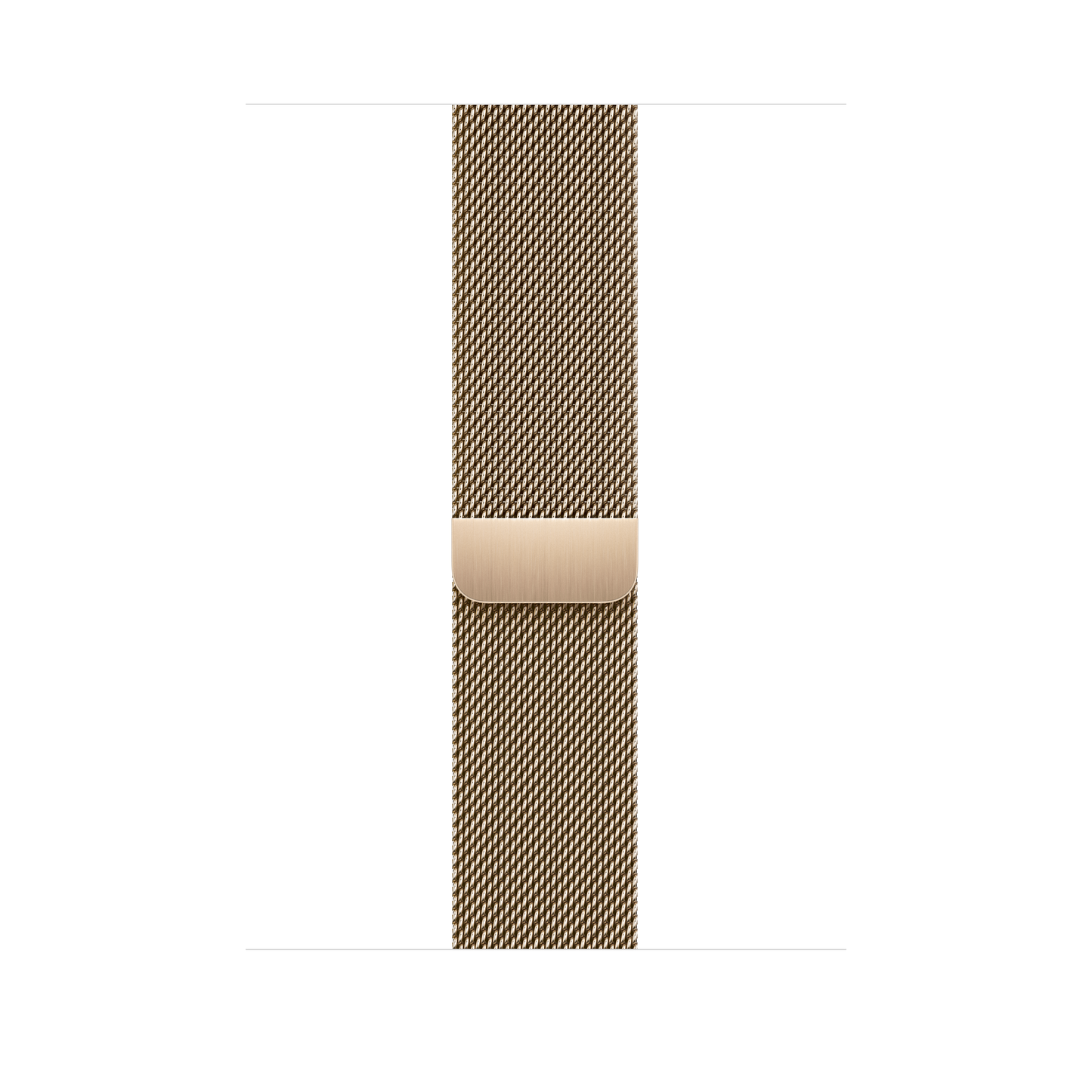 45mm goldenes Milanese Armband