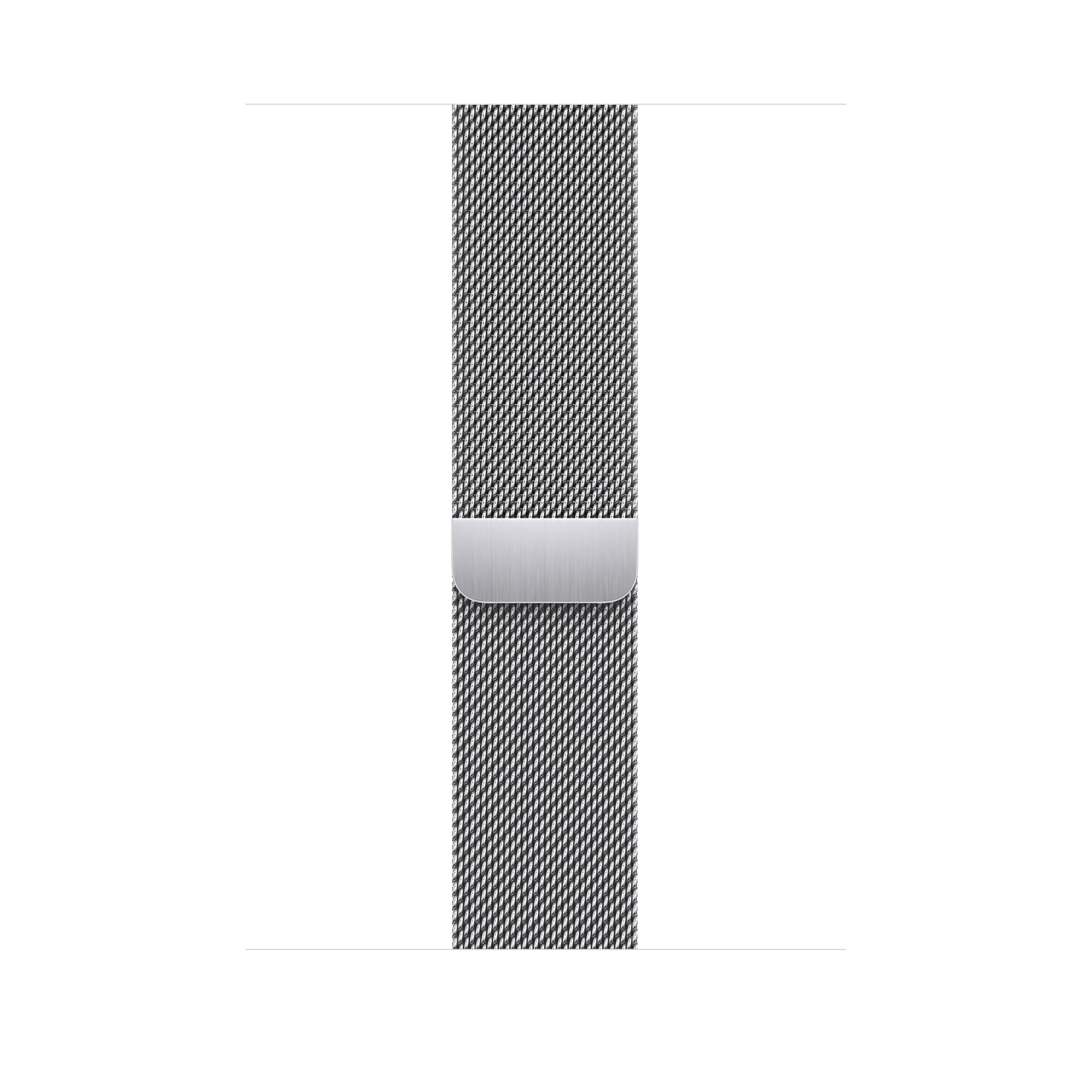 45mm Milanaise-Armband, Silber