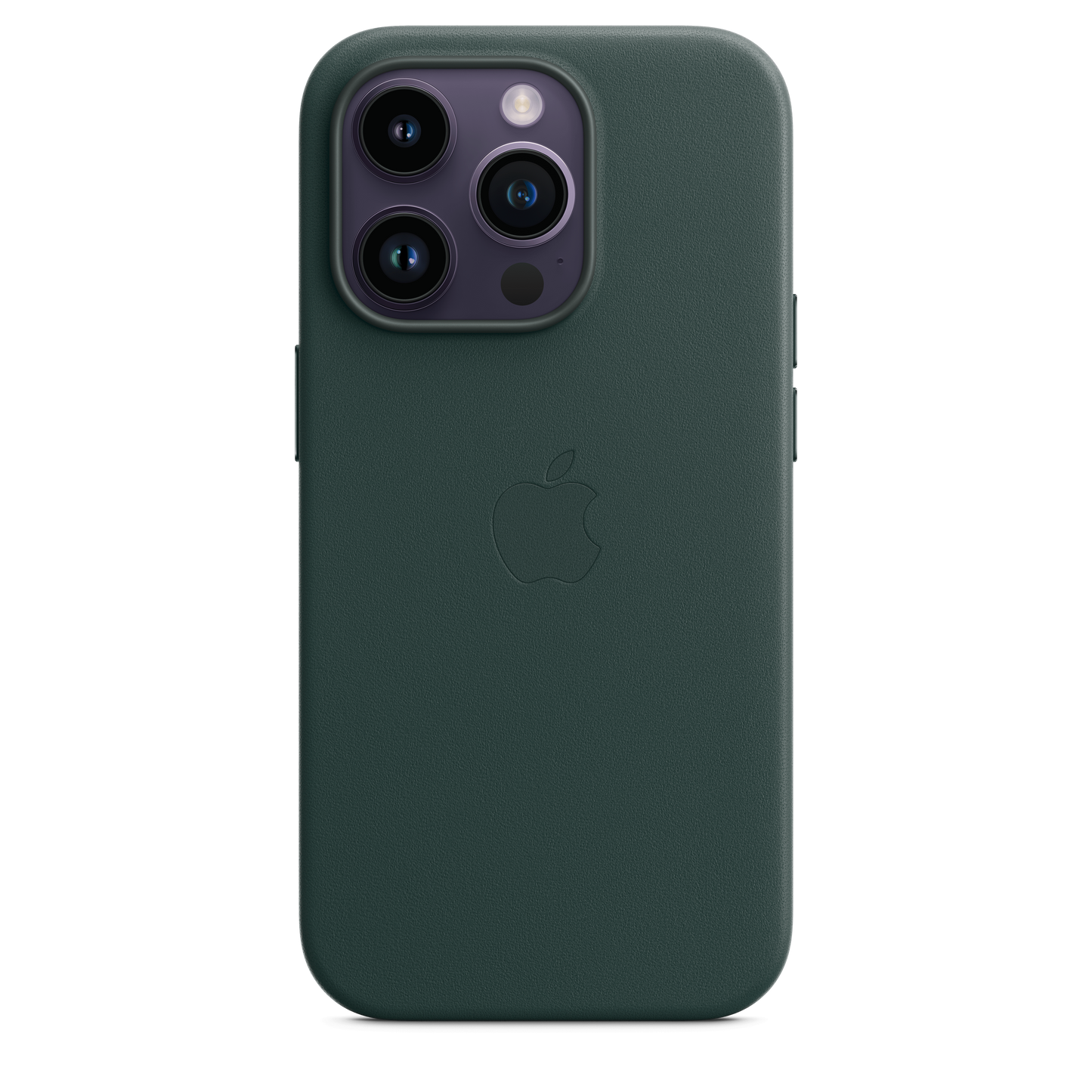 iPhone 14 Pro Leder Case mit MagSafe – Tannengrün