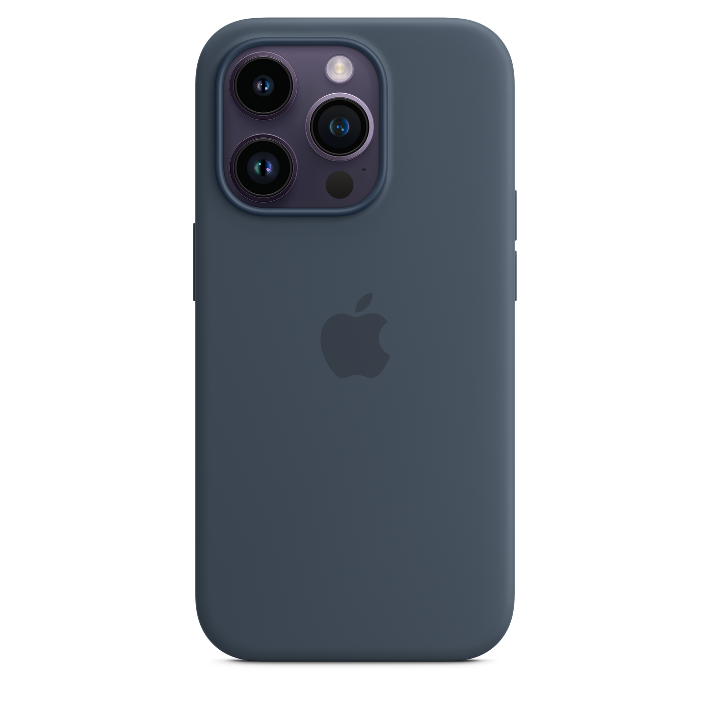iPhone 14 Pro Silikon Case mit MagSafe - Sturmwasser