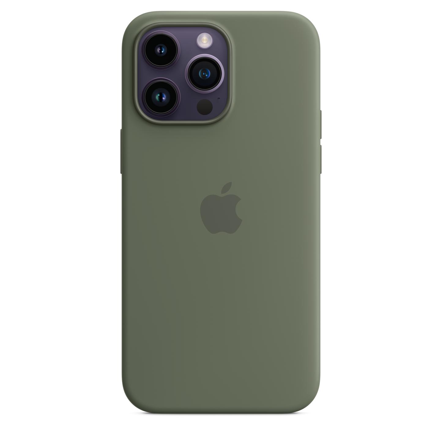 iPhone 14 Pro Max Silikon Case mit MagSafe – Olive