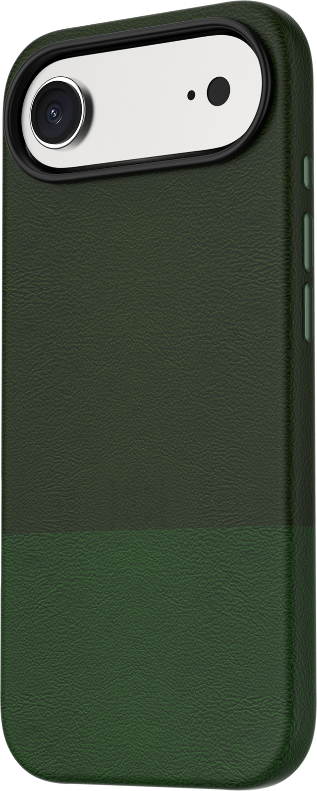 TEKNE DualTone Vegan-Leder-Hülle für iPhone 17 Air-Grün