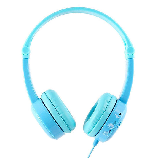 ONANOFF BuddyPhones Travel, faltbar mit 3-stufiger Lautstärkeregelung, Blau