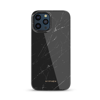 HYPHEN LUXE Marmorhülle - Schwarz - iPhone 13 Pro