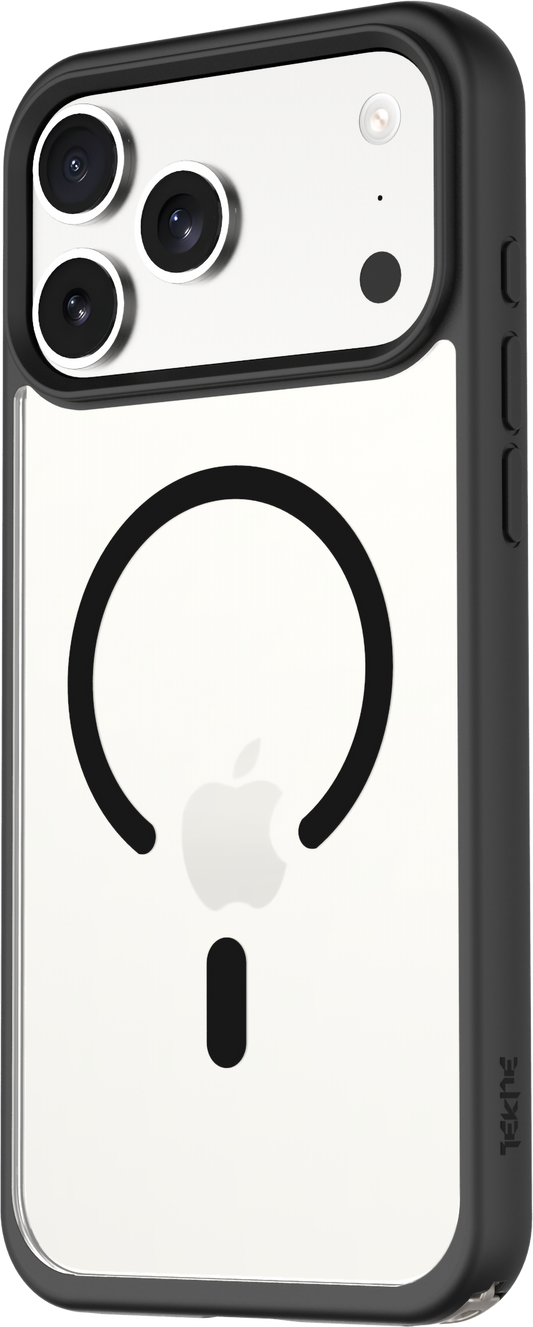 TEKNE Hybrid Schutzhülle für iPhone 17 Pro Max-Schwarz