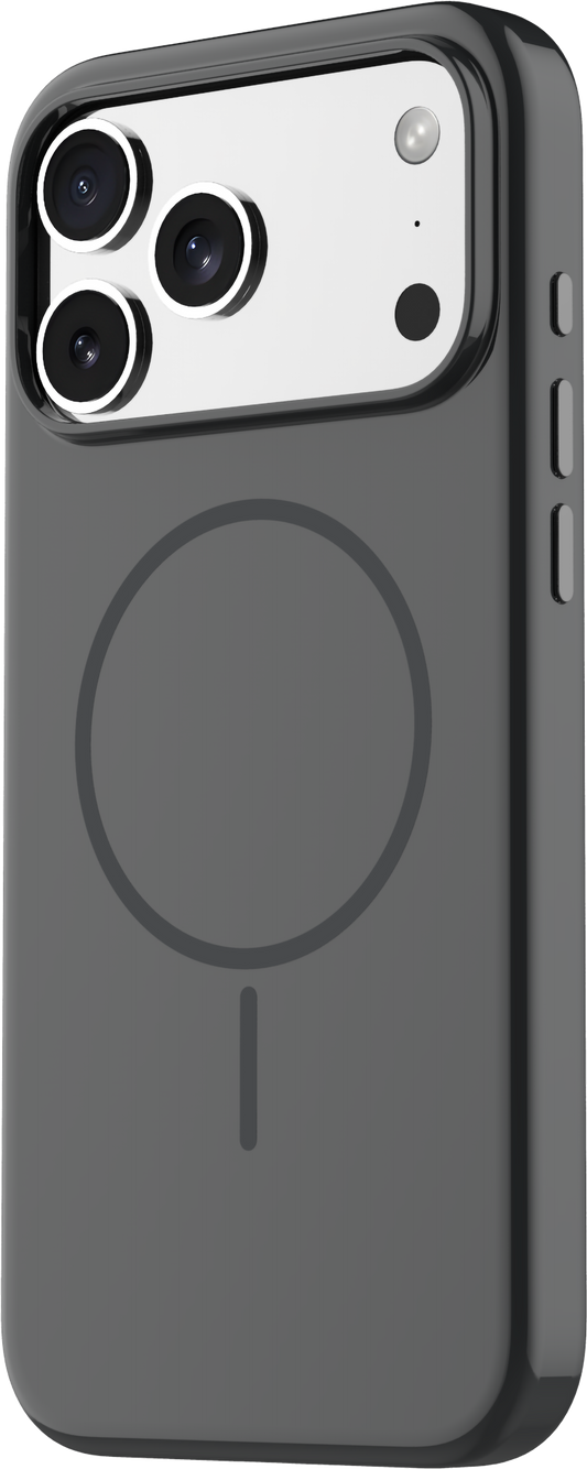TEKNE Glanz-Hartschale für iPhone 17 Pro Max – Schwarz