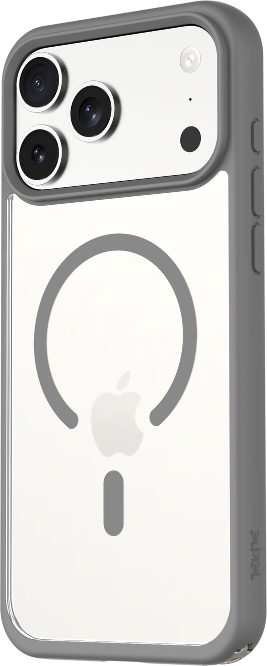 TEKNE Hybrid Schutzhülle für iPhone 17 Pro Max-Grau