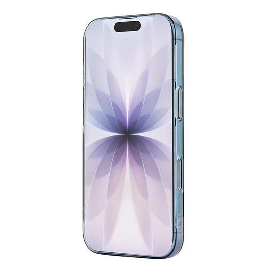 Tekne Crystal Hybrid Case für iPhone 17 – Transparent Schwarz