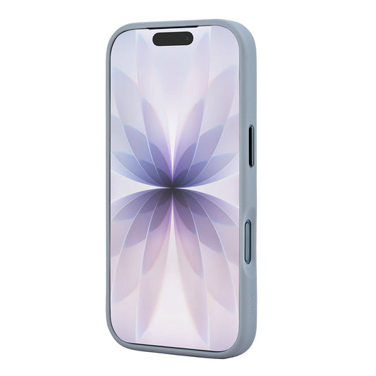 Tekne Hybrid Frost Matt mit Ständer Hülle für iPhone 17 Pro-Grau