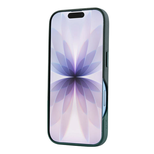 TEKNE DualTone Veganes Lederhülle für iPhone 17-Grün