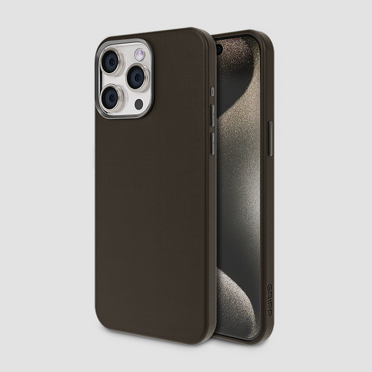 Gripp HERITAGE XTREME Magsafe Hülle für Apple iPhone 15 Pro - Braun