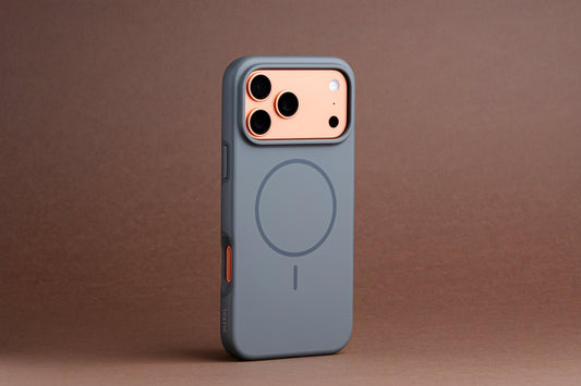 Tekne Solid Duo MagSafe Hülle für iPhone 17 Pro Max – Grau