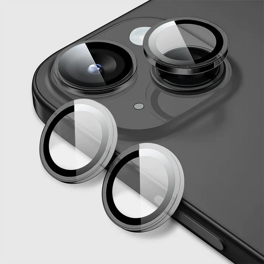 Gripp FOCAL Kameraschutzglas 2N1 (Kompatibel mit Apple iPhone 15 & iPhone 15 Max) - Schwarz