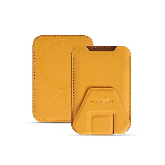 HYPHEN MagSafe Wallet – Kartenhalter mit Ständer – Orange