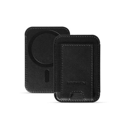 HYPHEN MagSafe Wallet - Single Pocket Halter - Schwarz
