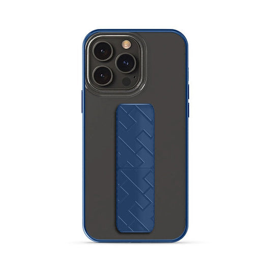 HYPHEN Grip Holder Hülle - Blau - iPhone 14 Pro Max - 6.7