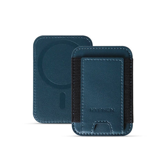 HYPHEN MagSafe Wallet - Einzelnes Kartenfach - Blau