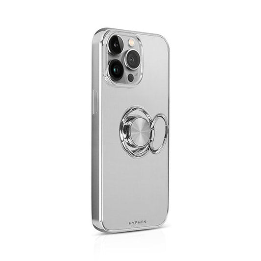 HYPHEN Ring Case - Silber - iPhone 14 Pro Max - 6.7