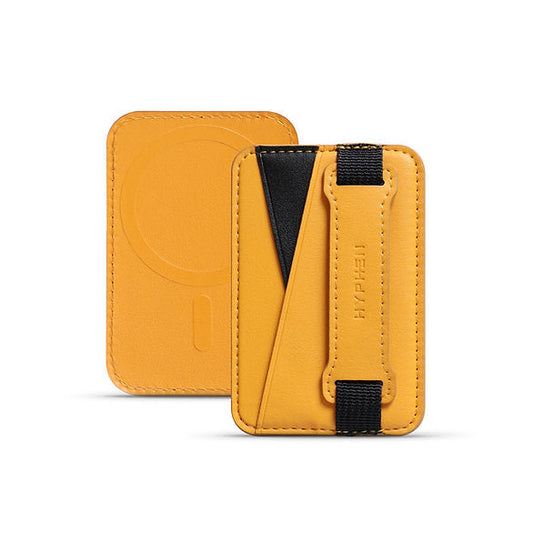 HYPHEN MagSafe Wallet - Dual Pocket mit Grip - Orange