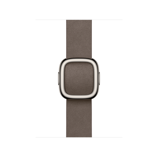 42 mm modernes Schnallendesign Dunkeltaupe – Mittel