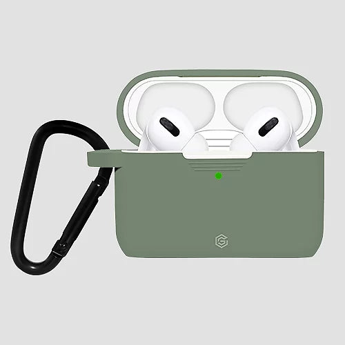 GRIPP AirPods Pro Hülle + Band + Schlüsselanhänger - Grün