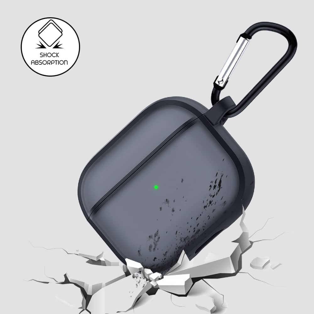 GRIPP Bolt Mattes Case + Schlüsselring-Haken für Airpods 3