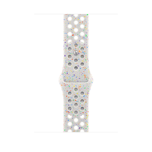 45 mm Nike Sportarmband aus reinem Platin - M/L