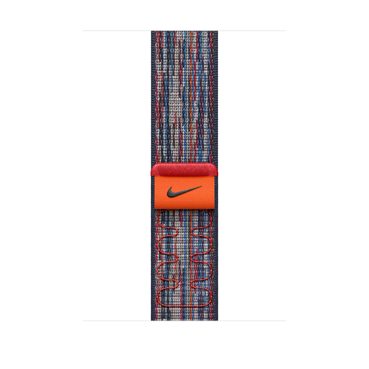 46mm Blau/Rot Nike Sport Loop
