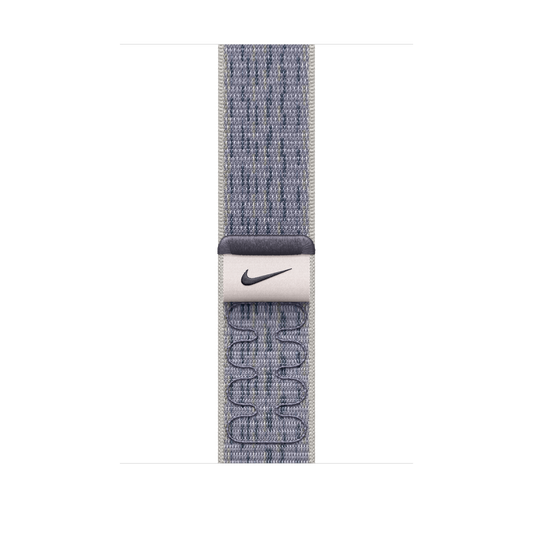 46mm Graues/Blaues Nike Sport Loop