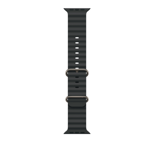 49mm Black Ocean Armband – Natürliche Titanoptik