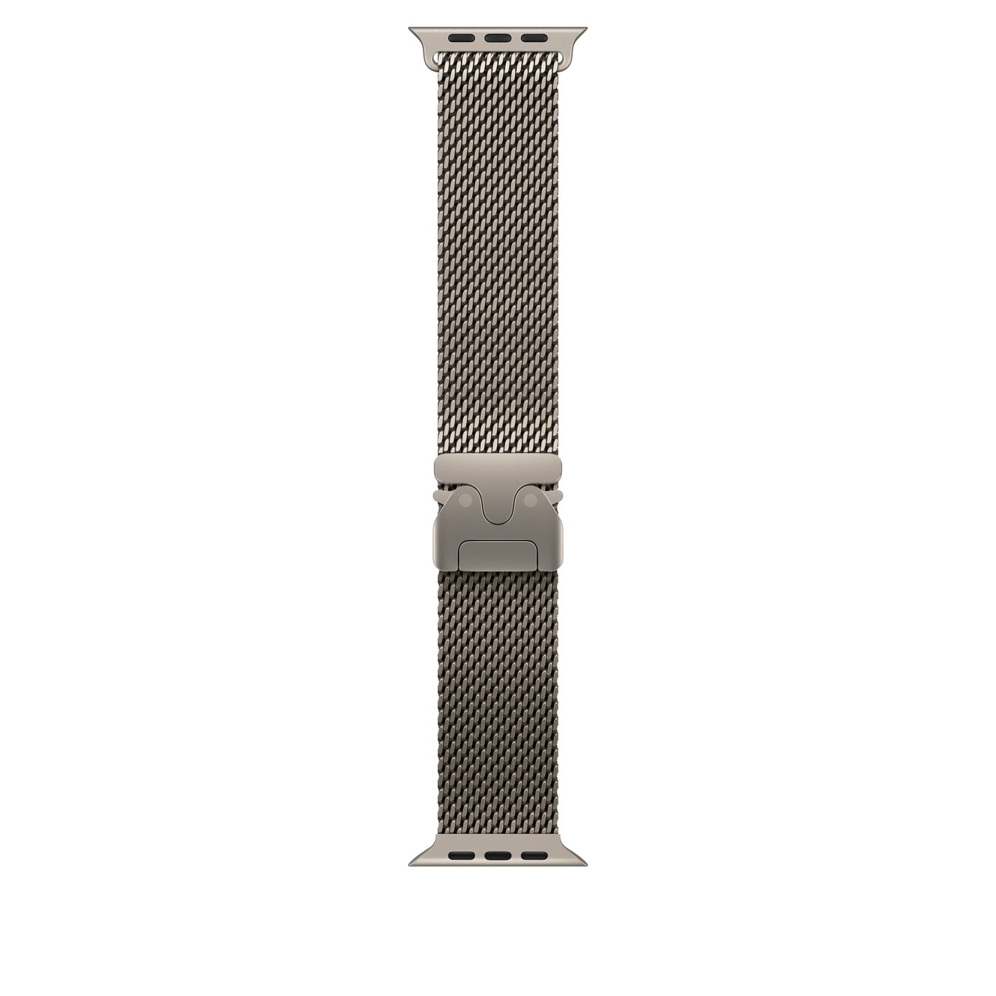 49 mm Natürliches Titan-Milanaise-Armband – Klein
