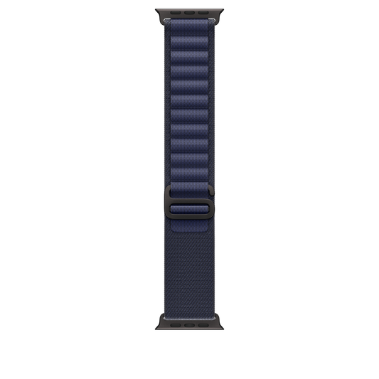 49mm Marineblauer Alpine Loop – Mittel – Schwarz-Titan-Finish