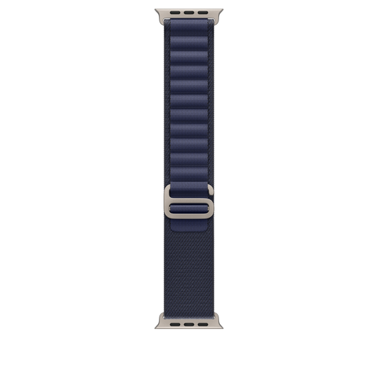 49mm Navy Alpine Armband - Medium - Titan Natur