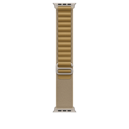 49mm Tanfarbenes Alpine Loop – Klein – Naturtitan-Finish