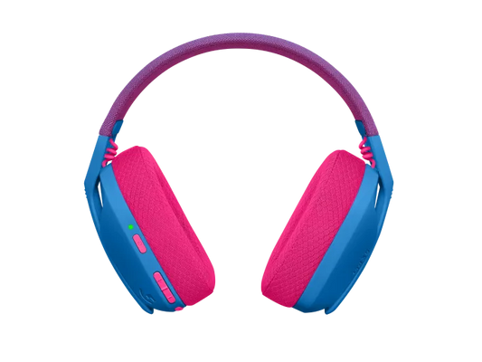 Logitech G435 Kabelloses Headset – Blau und Himbeere