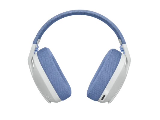 Logitech G435 Wireless Headset – Cremeweiß und Lila