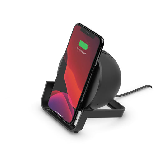 Belkin Kabelloses Ladegerät + Bluetooth-Lautsprecher – Schwarz