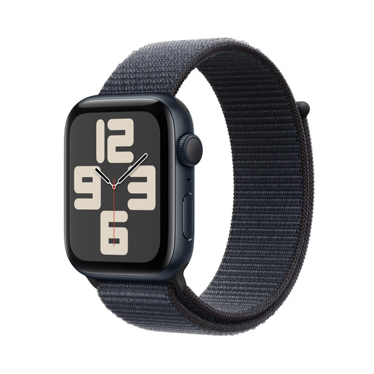 Apple Watch SE GPS 44mm Aluminiumgehäuse Mitternacht mit Sport Loop Tinte