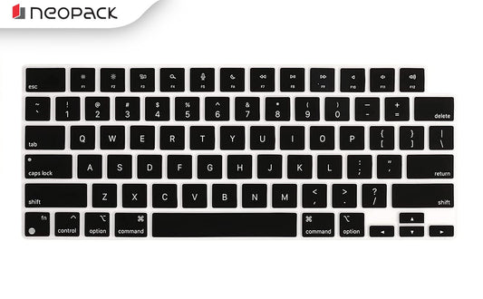 Neopack Silikon-Tastaturschutz für MacBook Air 13", M1 Serie (Schwarz)
