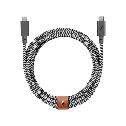 NATIVE UNION Belt Cable Typ-C-C – Zebra (1,2 m)