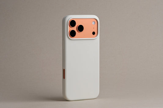 Tekne Silikonhülle Kompatibel mit MagSafe für iPhone 17 Pro Max-Beige