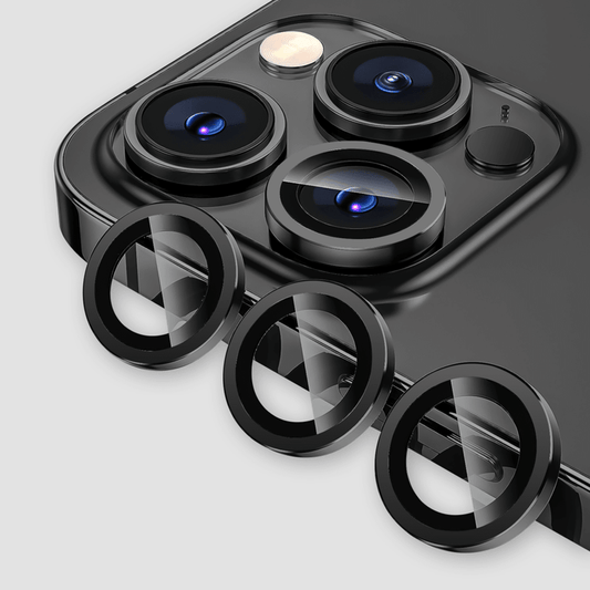 Gripp FOCAL Kameraobjektivschutz 3N1 (Kompatibel mit Apple iPhone 15 Pro & iPhone 15 Pro Max) – Grau