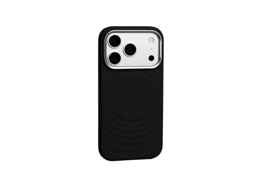 Tekne WaveStand Silikonhülle für iPhone 17 Pro – Schwarz