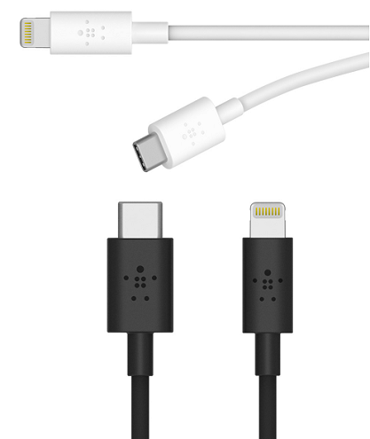 Belkin USB-C auf Lightning Kabel (1,2 m) – Weiß