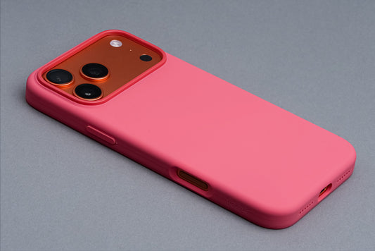 Tekne Silikonhülle Kompatibel mit MagSafe für iPhone 17 Pro Max-Pink