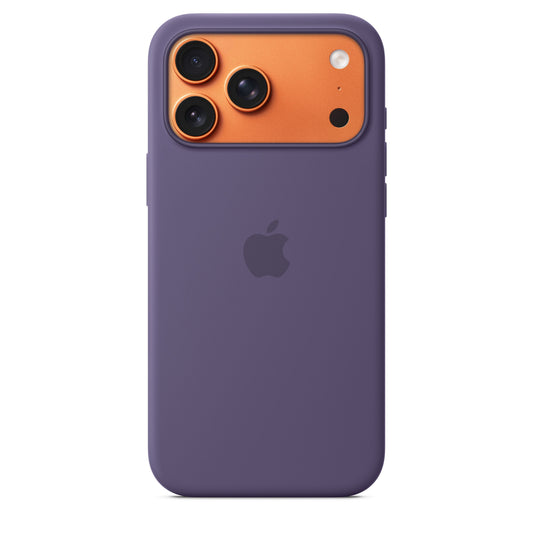 iPhone 17 Pro Max Silikon Case mit MagSafe – Lila Nebel