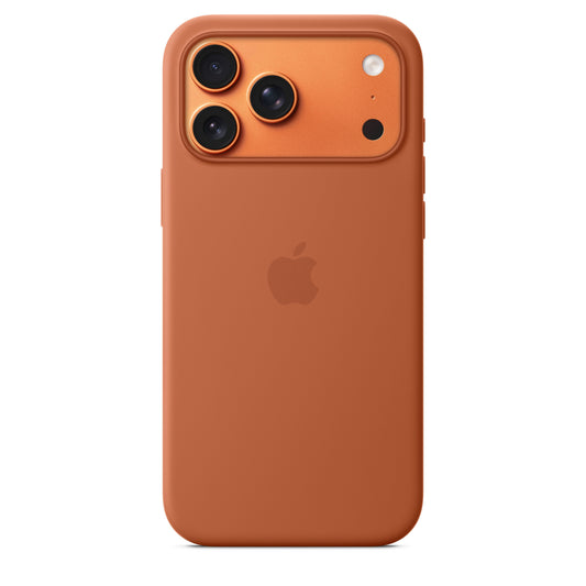 iPhone 17 Pro Max Silikon Case mit MagSafe – Terrakotta