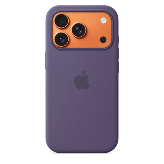 iPhone 17 Pro Silikon Case mit MagSafe – Lila Nebel